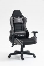 Сучасний комфорт Геймерське крісло COBRA Rebel CR205 сіро-чорне - Зображення 2