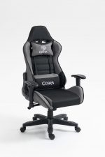 Сучасний комфорт Геймерське крісло COBRA Rebel CR205 сіро-чорне - Зображення 9