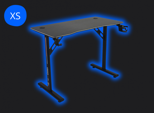 Компактний та функціональний Геймерський стіл CR2050BK (100 см)