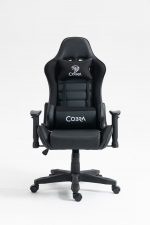 Комфортне Геймерське крісло для геймерів COBRA Rebel CR206 чорне - Зображення 7