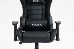 Комфортне Геймерське крісло для геймерів COBRA Rebel CR206 чорне - Зображення 10