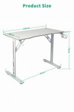 Компактний та зручний Геймерський стіл CR2060WH (100 см) - Зображення 3