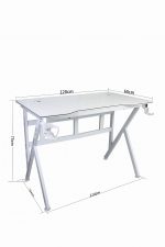 Стильний та просторий Геймерський стіл COBRA DESK CR3010WH Білий - Зображення 2