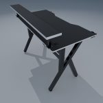 Чорний дизайн Геймерського столу Cobra CR4009BK для геймерів - Зображення 7