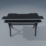 Чорний дизайн Геймерського столу Cobra CR4009BK для геймерів - Зображення 8