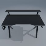 Чорний дизайн Геймерського столу Cobra CR4009BK для геймерів - Зображення 9