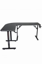 Чорний Геймерський стіл Cobra CRF4552RGB Black з RGB підсвіткою - Зображення 5