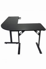 Чорний Геймерський стіл Cobra CRF4552RGB Black з RGB підсвіткою - Зображення 7