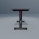 Чорний стильний Геймерський стіл Cobra CR4574BK для геймерів - Зображення 5