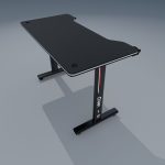Чорний стильний Геймерський стіл Cobra CR4574BK для геймерів - Зображення 6