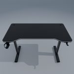 Чорний стильний Геймерський стіл Cobra CR4574BK для геймерів - Зображення 8