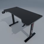 Чорний стильний Геймерський стіл Cobra CR4574BK для геймерів - Зображення 10