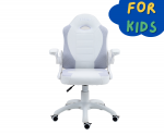 Ідеальне Геймерське крісло COBRA JUNIOR PRO CRF-2307 біле для дітей - Зображення 2