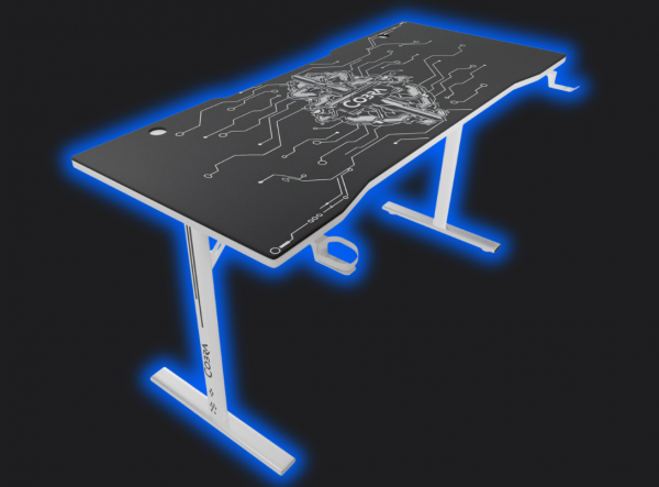 Універсальний Геймерський стіл Cobra X-Mate CRF140WH білий стиль