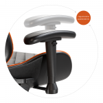 Яскравий дизайн для геймерів Ігрове Геймерське крісло Draco CRF193 Orange - Зображення 9