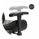 Стильне ігрове Геймерське крісло Draco CRF191 Black для зручності - Зображення 9