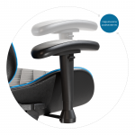 Стильне і функціональне ігрове Геймерське крісло Draco CRF192 Blue - Зображення 9