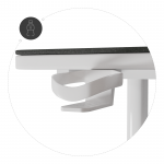 Універсальний Геймерський стіл Cobra X-Mate CRF140WH білий стиль - Зображення 14