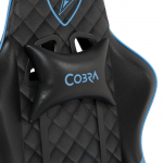 Стильне і функціональне ігрове Геймерське крісло Draco CRF192 Blue - Зображення 18