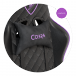 Стильне Ігрове Геймерське крісло Draco CRF190 PINK для геймерів - Зображення 7