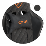 Стильне ігрове Геймерське крісло Draco CRF191 Black для зручності - Зображення 8