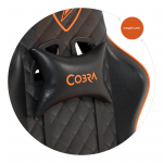 Яскравий дизайн для геймерів Ігрове Геймерське крісло Draco CRF193 Orange - Зображення 7