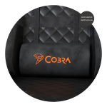 Стильне ігрове Геймерське крісло Draco CRF191 Black для зручності - Зображення 7