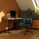 Стильне і функціональне ігрове Геймерське крісло Draco CRF192 Blue - Зображення 3