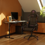 Стильне Ігрове Геймерське крісло Draco CRF190 PINK для геймерів - Зображення 3