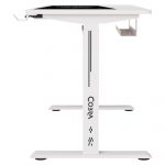 Стильний і комфортний Геймерський стіл ELECTRA CRF14ELWH БІЛИЙ - Зображення 5