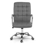 Шкіряний офісний стілець Benton сірий - Зображення 3