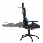 Стильне і функціональне ігрове Геймерське крісло Draco CRF192 Blue - Зображення 5