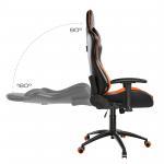 Яскравий дизайн для геймерів Ігрове Геймерське крісло Draco CRF193 Orange - Зображення 6