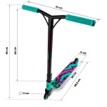 Трюковий самокат SOKE XTR бірюзово-рожевий - Зображення 12