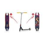 Трюковий самокат SOKE PRO темно-синій і червоний - Зображення 12