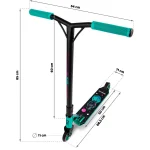 Трюковий самокат SOKE XTR бірюзово-рожевий - Зображення 13