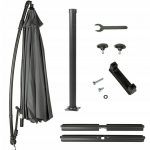 Велика Складна Садова Парасолька Захист від Сонця та Дощу CLASSIC UV50 OUTTEC О-66277 - Зображення 11