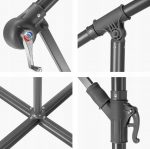 Велика Складна Садова Парасолька Захист Від Сонця та Дощу CLASSIC UV50 OUTTEC О-66278 - Зображення 13