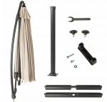 Велика Складна Садова Парасолька Захист Від Сонця та Дощу CLASSIC UV50 OUTTEC О-66278 - Зображення 12