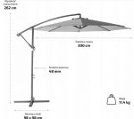 Садова Парасолька Modern Захист від Сонця UV50 OUTTEC О-42142 - Зображення 2
