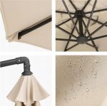 Садова Парасолька Modern Захист від Сонця з Елегантним Дизайном UV50 Outtec О-42143 - Зображення 3