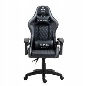 Геймерське крісло ALPHA GAMING CARBON BLACK Комфорт для геймерів