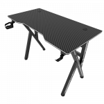 Елегантний чорний Геймерський стіл COBRA CR2009BK для геймерів - Зображення 2