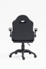 Зручне та стильне Геймерське крісло COBRA JUNIOR PRO CRF-2306 чорне - Зображення 20