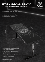 Простір для геймерів з Геймерським столом Cobra XL-Mate CRF160BK - Зображення 18