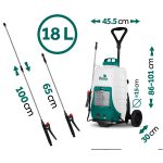 Акумуляторний обприскувач з візком для ефективного обприскування Plonos PL-600 - Зображення 4