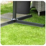 Складана садова парасоль 6 сегментів 350см бежева - Зображення 11