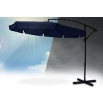 Складана садова парасоль 8 сегментів 350см синій - Зображення 7