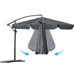 Складана садова парасоль з чохлом Plonos PL-881 8 сегментів 350 см - Зображення 6