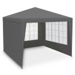 Садовий Павільйон 4 стінки 3x3 м сірий Plonos - Простір для відпочинку на природі